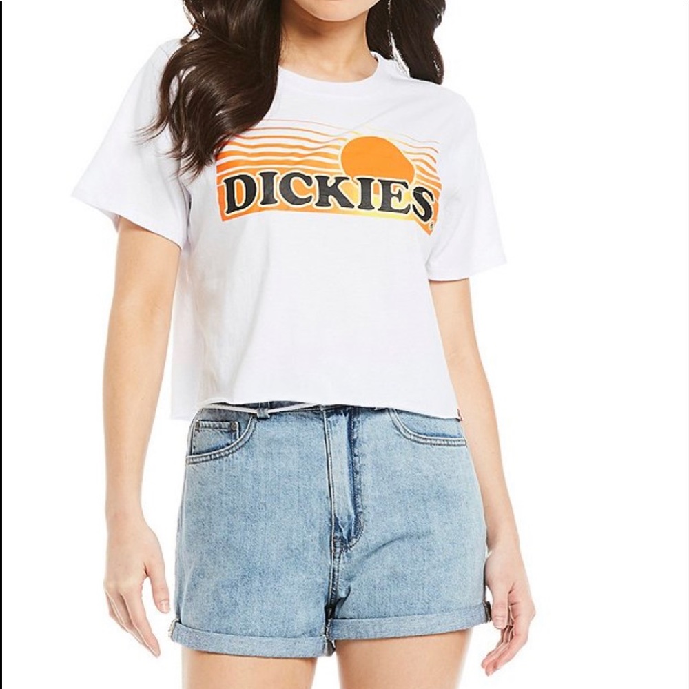 Dickies Short Sleeve Cropped Sunset Graphic Tee